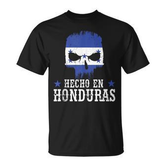 Hecho En Honduras Honduran Herencia Bandera De Honduras In Mangas Camiseta unisex - Regaloses