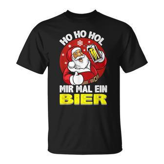 Ho Ho Hol Mir Mal Ein Bieranta Lustig Bier Weihnachten T-Shirt - Geschenkecke
