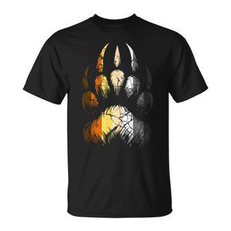 Hombre Orgullo Oso Huella Gay Hombres Lgbt Bandera Oso In Mangas Camiseta unisex - Regaloses