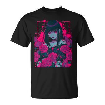 Horror Románticoampiro Goth Anime Manga Harajuku Romantasy Camiseta unisex - Regaloses