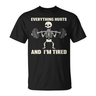 Humor Fitness Y Gimnasio Regalo Divertido Para Deportistas Cuello Camiseta unisex - Regaloses