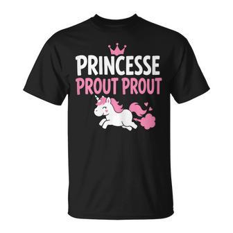 Humour Péter Princesse Prout Prout T-Shirt - Cadeauxyz