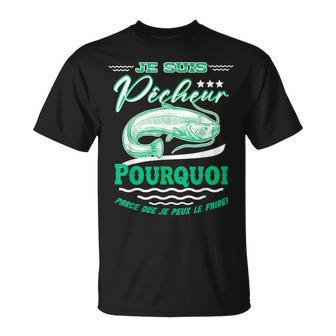 Humour Poisson Pêcheur Pêche Drôle T-Shirt - Cadeauxyz