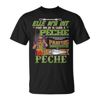 Humour Poisson Pêcheur Pêche Homme T-Shirt - Cadeauxyz