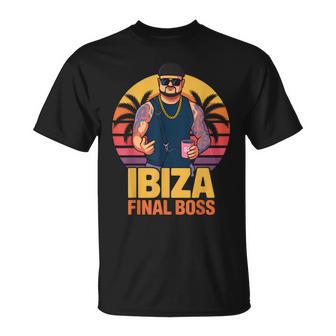 Ibiza Final Boss Meme Club Fiestaintage Camiseta unisex - Regaloses