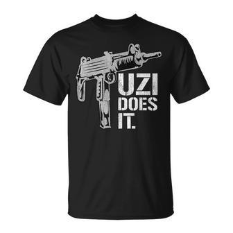 Idée Cadeau Humoristique Pour Les Amateurs De Pistolets Uzi Do It T-Shirt - Cadeauxyz