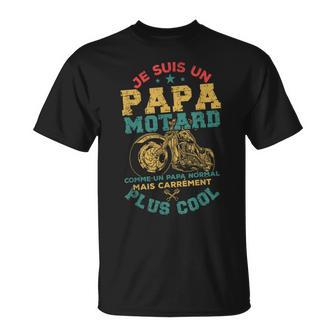 Idée Cadeau Motard Futur Papa Cool Jeuis Un Papa Motard T-Shirt - Cadeauxyz
