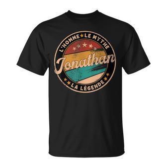 Idée Cadeau Prénom Jonathan L'homme Le Mythe La Légende T-Shirt - Cadeauxyz