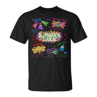 Illumination Station Vbs 2026 Bible Jesus Christian Lights T-Shirt - Thegiftio UK