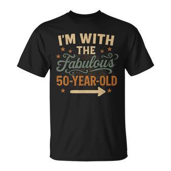I'm With The 50 Year Old Easy Matching Halloween Costume T-Shirt | Seseable UK