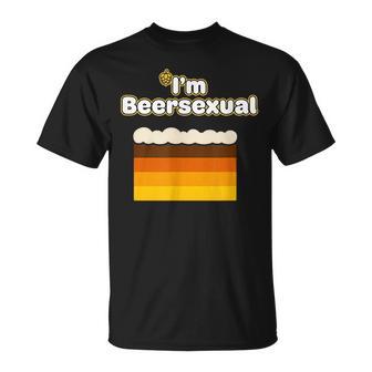 I'm Beersexual Divertida Bandera Del Orgullo Para Amantes De La Cerveza Camiseta unisex - Regaloses