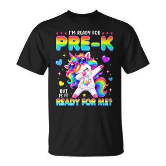 I'm Ready For Prek Unicorn Back To School Preschool Girl Kid T-Shirt - Thegiftio UK
