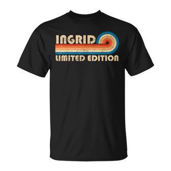 Ingrid Retro 70S 80Sunsettripe Camiseta unisex - Regaloses