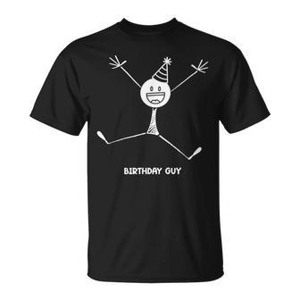 It's My Birthday Party Graphic Cute Birthday Guy T-Shirt | Seseable UK