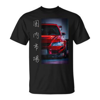 Jdm Legend Coche De Carreras Japonés Driftport Car Con Regalo Kanji Camiseta unisex - Regaloses