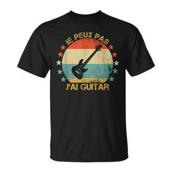 Je Peux Pas J'ai Guitare Musicien Guitariste T-Shirt - Cadeauxyz