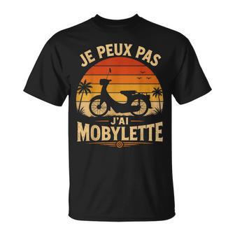 Je Peux Pas J'ai Mobylette Phrase Drôleur La Mobylette T-Shirt - Cadeauxyz