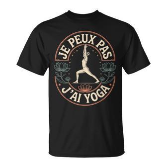 Je Peux Pas J'ai Yoga Lotus Fleur T-Shirt - Cadeauxyz