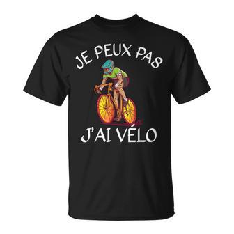 Je Peux Pas J'aiélo Humour Cadeau Cyclisteélo T-Shirt - Cadeauxyz