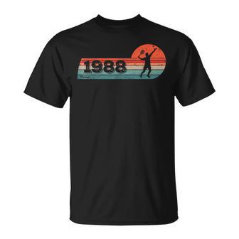 Joueur De Tennis Né En 1988 Anniversaire Hommes Tennis T-Shirt - Cadeauxyz