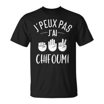 J'peux Pas J'ai Chifoumi Jeu Du Pierre-Feuille-Ciseaux T-Shirt - Cadeauxyz