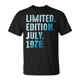 Juillet 1976 Année 1976 Rétro 1976Intage Édition Limitée T-Shirt - Cadeauxyz