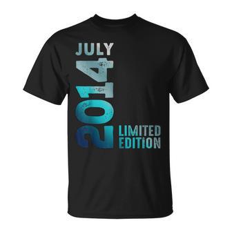 Julio 2014 Año 2014Intage 2014 Retro 2014 Edición Limitada Camiseta unisex - Regaloses
