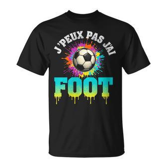 J´Peux Pas J´Ai Foot Football Humour Jeux S Hommes Geek T-Shirt - Cadeauxyz