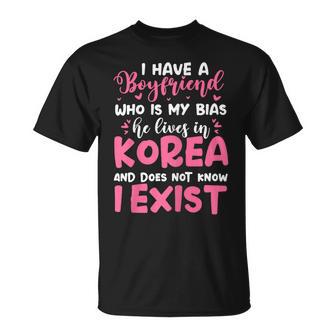 K-Pop J'ai Un Petit Ami Qui Est Mon Parti Pris Ilit En Corée T-Shirt - Cadeauxyz