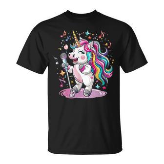 Karaoké Licorne Mignon T-Shirt - Cadeauxyz