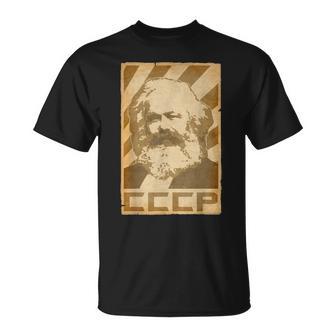 Karl Marx Cccpintage Póster Camiseta unisex - Regaloses