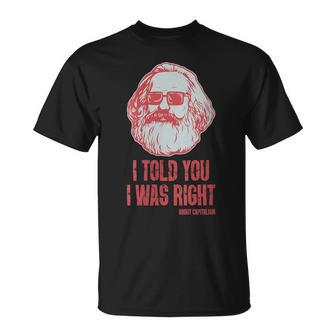 Karl Marx Marxismo Comunismoocialismo Filosofía Cuello Camiseta unisex - Regaloses