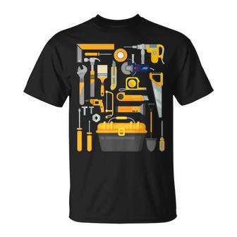 Kids Handyman Tools Kids Hammer Saw Screwdriver T-Shirt - Thegiftio UK