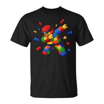 Kids Master Builder Ninja Building Blocks Brick Birthday Boy T-Shirt | Seseable UK