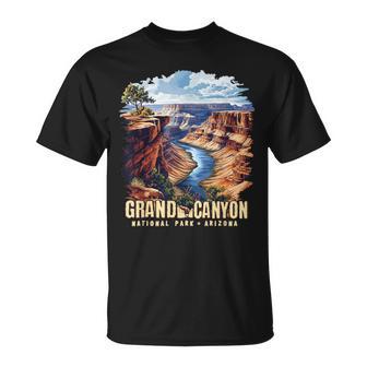 Klassischer Grand-Canyon-Nationalpark Im Retro-Stil T-Shirt - Geschenkecke