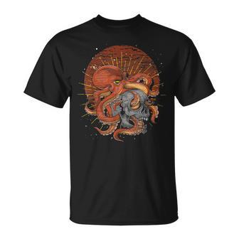 Kraken Monstre Marin Plongée Octopus T-Shirt - Cadeauxyz