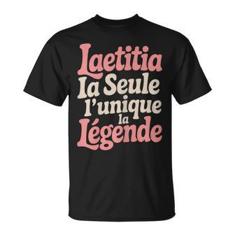 Laetitia Humour Idée Cadeau Humoristique Drôle T-Shirt - Cadeauxyz