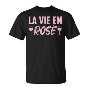 Laie En Rosé Rosein Bar Humour Apéro Fête Amis Cadeau T-Shirt - Cadeauxyz