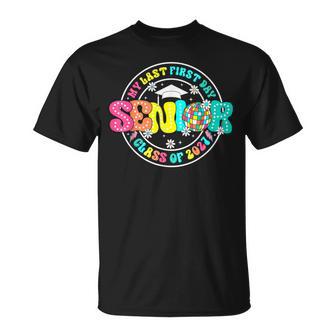 My Last First Day Senior Class Of 2027 Graduation 27 Retro T-Shirt - Monsterry DE