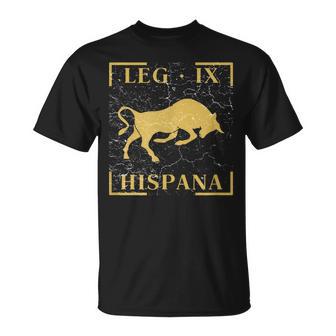 Legión Ix Hispana Roma Toro Emblema Estandarteoldado Camiseta unisex - Regaloses