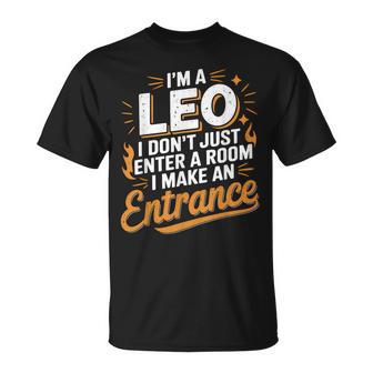 Leo Zodiac Sign Birthday Horoscope Astrology T-Shirt | Seseable UK