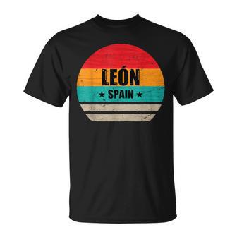León España Retrointage Recuerdos De León Camiseta unisex - Regaloses