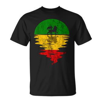 Leone Giamaicano Di Giuda Radici Rastafari Musica Rasta Reggae Maglietta - Novitaregali
