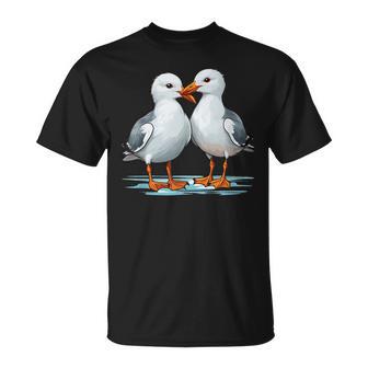 Les Mouettes Adorent Les Mouettes T-Shirt - Cadeauxyz