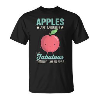 Les Pommesont Fabuleuses Jeuis Fabuleuse Jeuis Une Pomme Drôle T-Shirt - Cadeauxyz