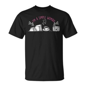 Libro De Café Fotografía O Regalo Camiseta unisex - Regaloses
