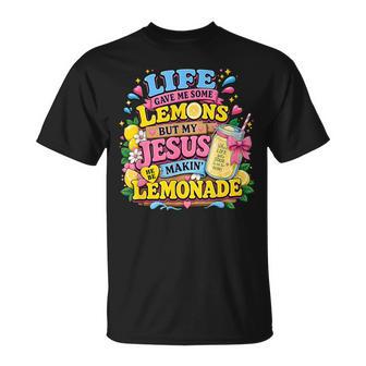 Life Gave Me Lemon But My Jesus Makin Lemonade Christian Kid T-Shirt - Monsterry