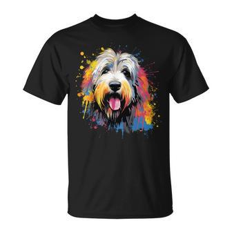 Lindoiejo Inglés Pastor En Pintadoiejo Inglés Pastor Camiseta unisex - Regaloses