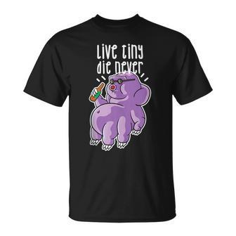 Live Tiny Die Never Cool Ciencia Divertida De Animales Tartígrados In Mangas Camiseta unisex - Regaloses