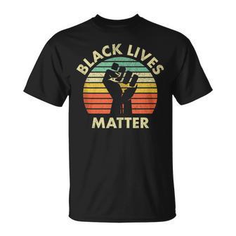 Lives Matter Estilo Retro In Mangas Camiseta unisex - Regaloses